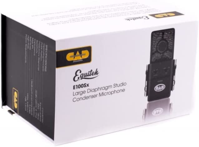 Equitek  
CAD  
SPECIFICATIONS  
Equitek E100Sx Studio Large Diaphragm Microphone Condenser