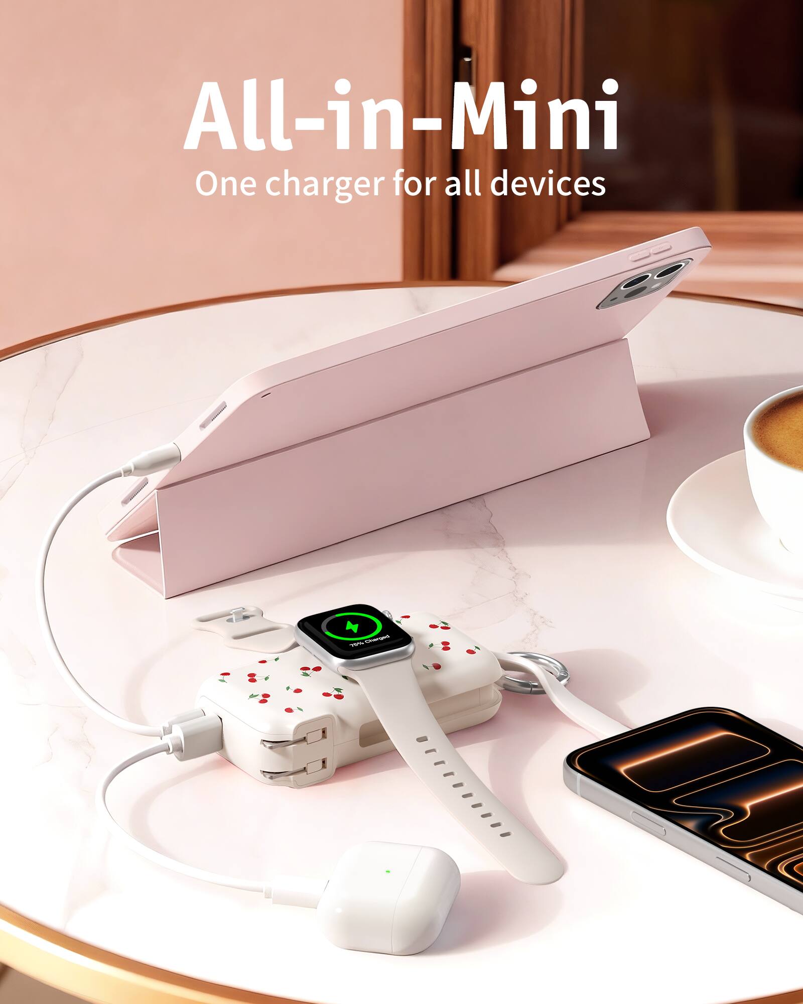 All-in-Mini  
One charger for all devices