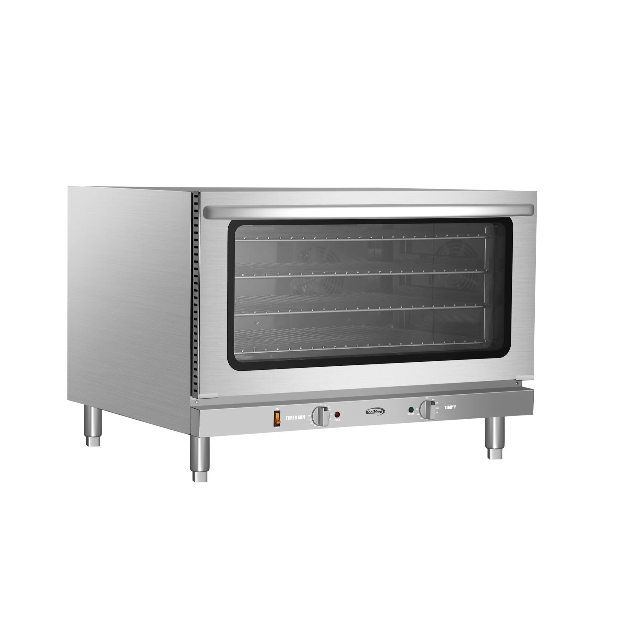 Alt View 9. Koolmore - Countertop Convection Oven, Holds Full Size Pans, 4 Racks and 3500W of Power, 240V in Stainless-Steel (KM-CTCO-44) - Stainless Steel.