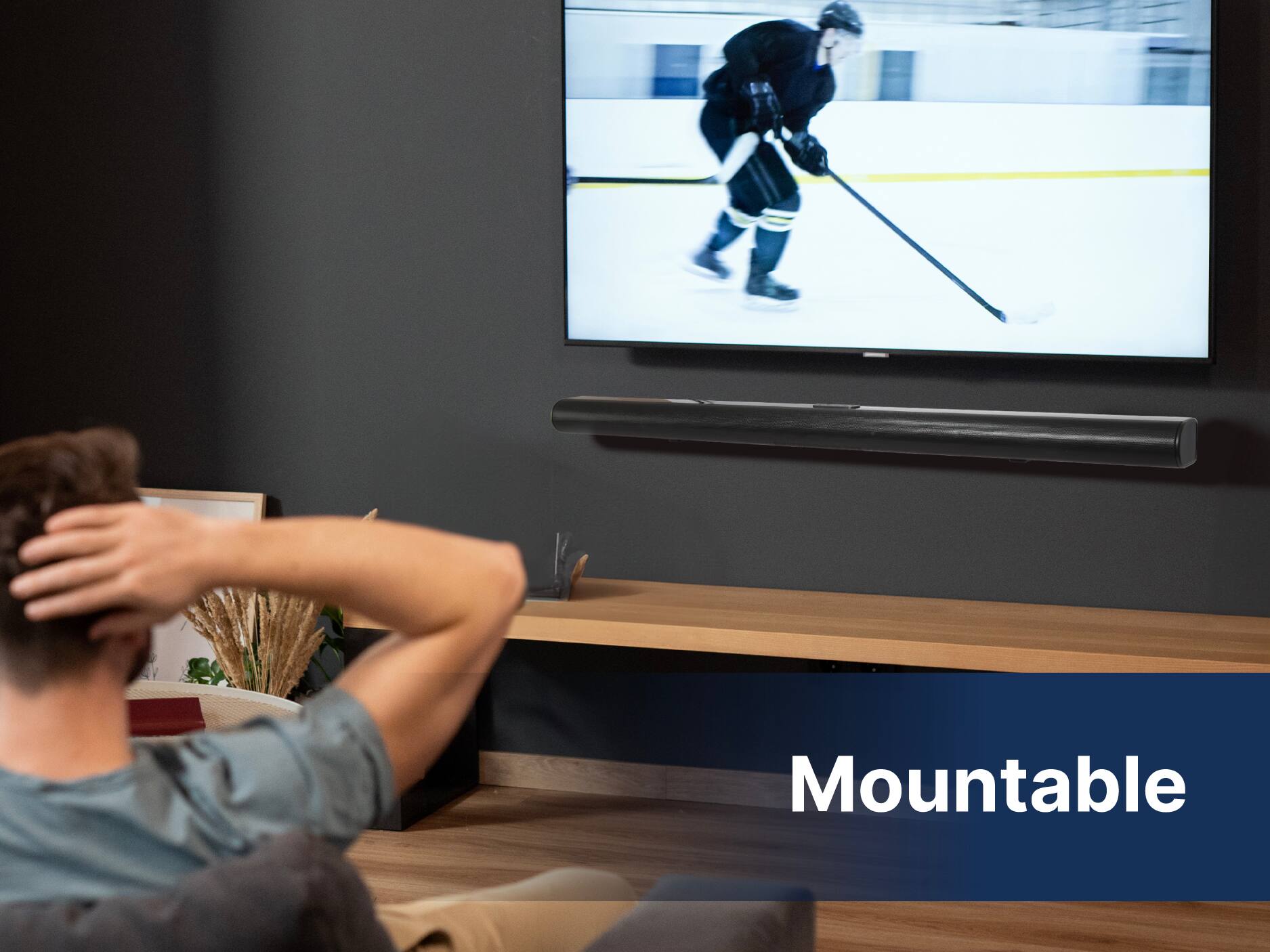 Alt View 4. Emerson - 42-Inch Bluetooth Soundbar with HMDI ARC (EHS-2003) - Black.