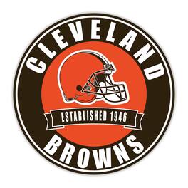 Fan Creations - Cleveland Browns 24" Circle with Banner - Multicolor