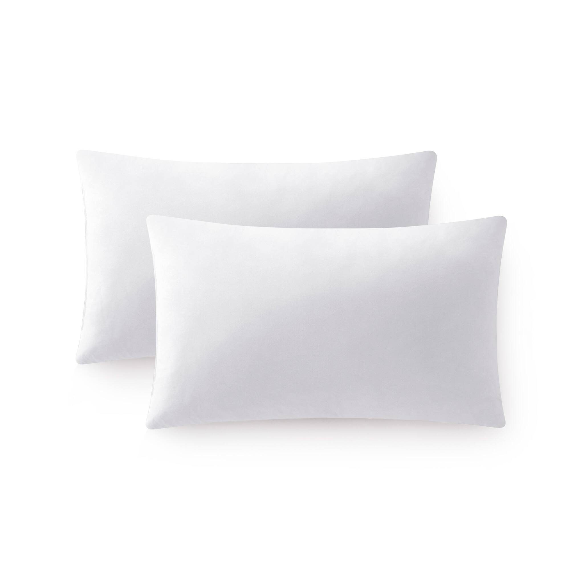 Alt View 1. Peace Nest - Peace Nest 2 Pack Throw Pillow Inserts Bed and Couch Decorative Pillows - White.