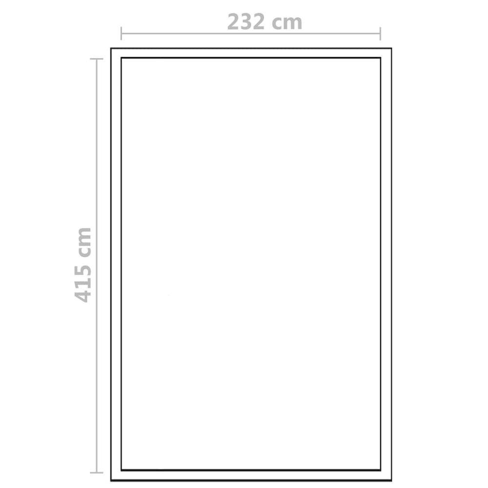 232 cm x 415 cm