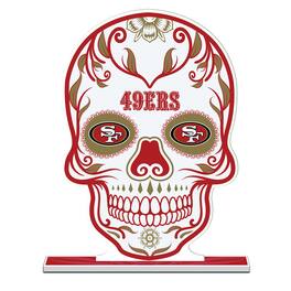 UPI Marketing - San Francisco 49ers 10" Sugar Skull Standee - Multicolor