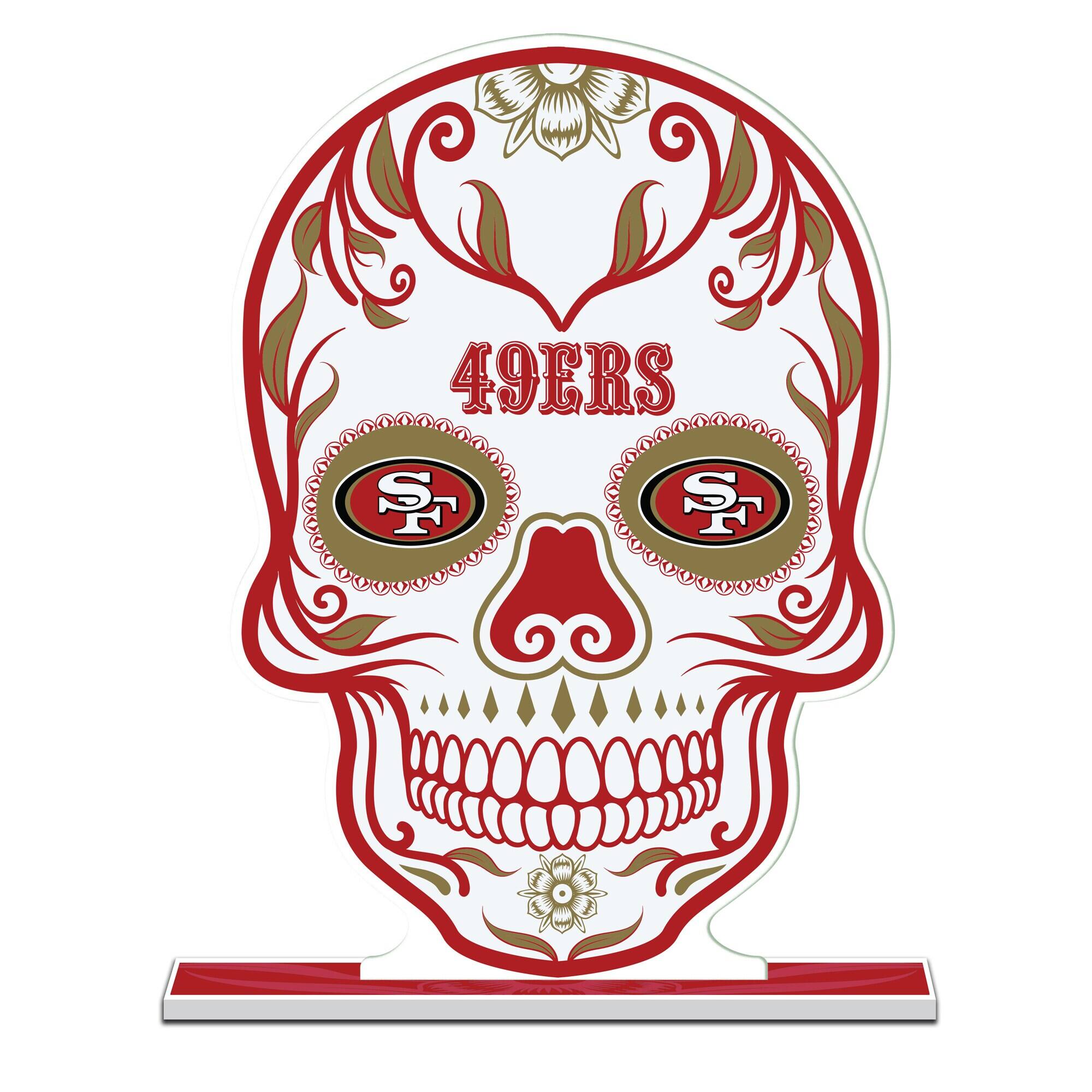 San Francisco 49ers 10" Sugar Skull Standee