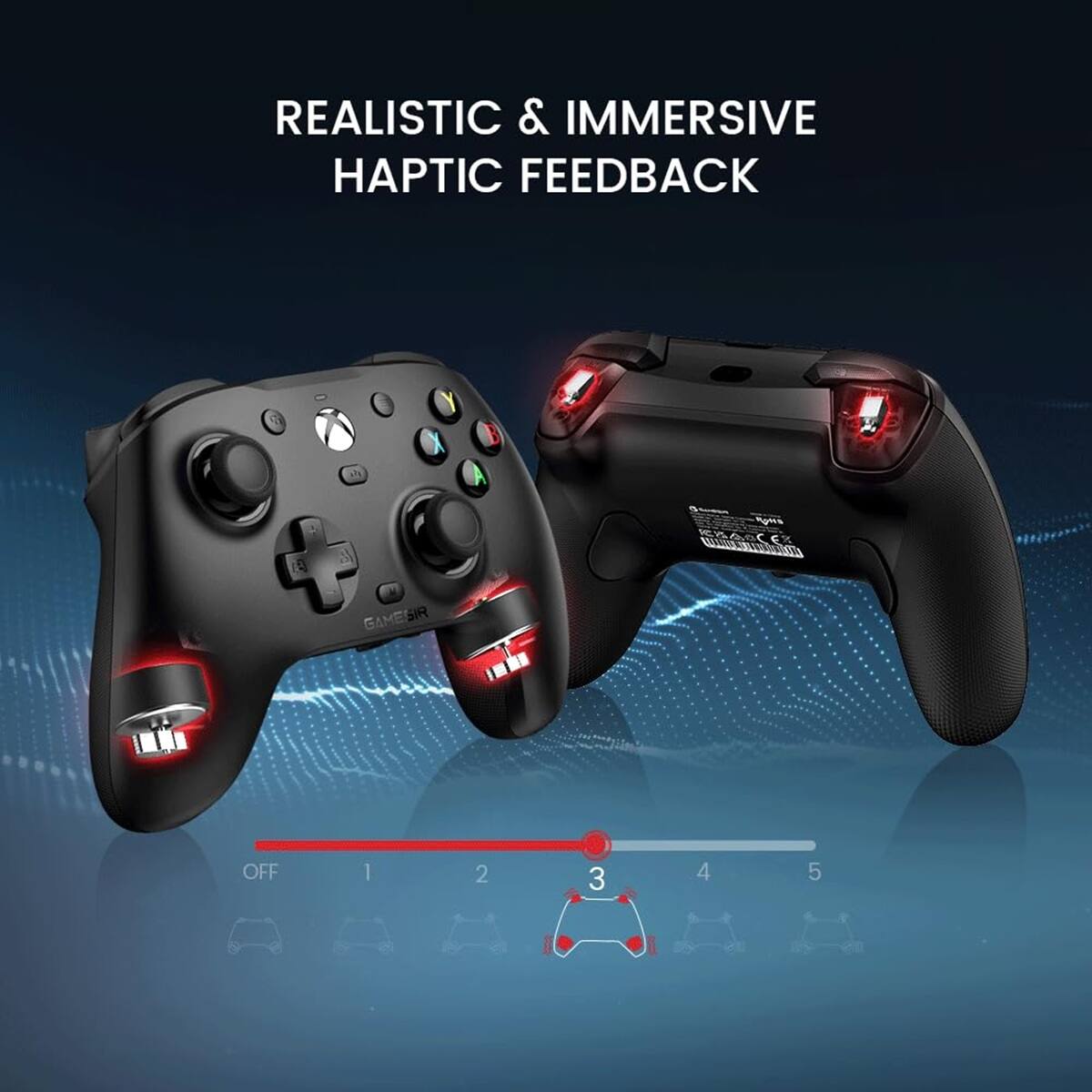 REALISTIC & IMMERSIVE HAPTIC FEEDBACK