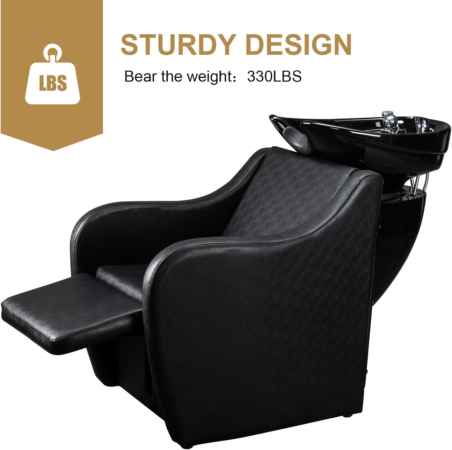 STURDY DESIGN  
Bear the weight: 330LBS