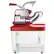 Alt View 5. VEVOR - 110V Commercial Ice Crusher 440LBS/H, ETL Approved 300W Electric Snow Cone Machine with Dual Blades - Silver,Red.