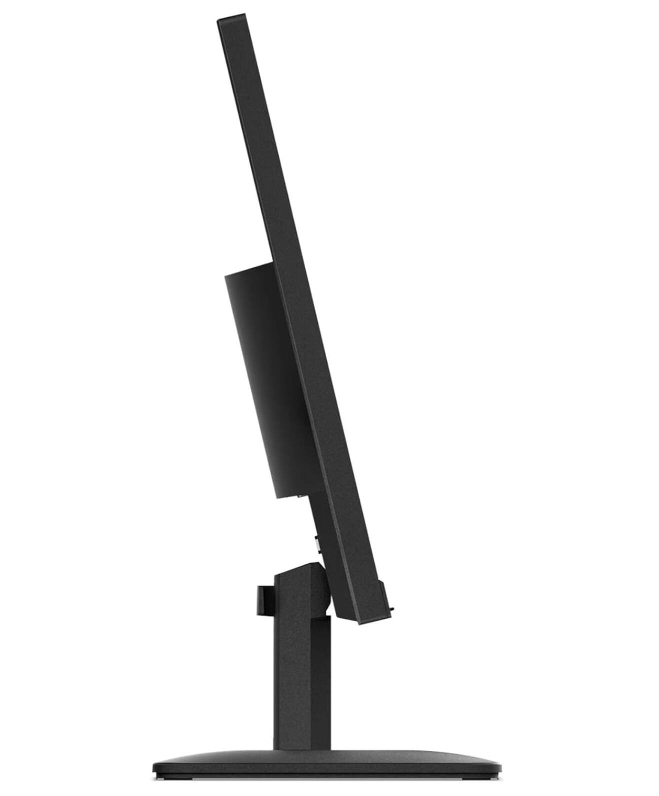 Alt View 4. Lenovo - ThinkVision S24-4e 23.8" Monitor - FHD, 16:9, 100 Hz, IPS, WLED - Raven Black (64B5KAR1US) - Raven Black.