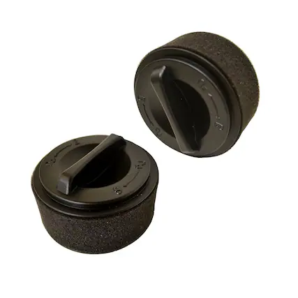 Front. HQRP - HQRP 2-Pack H12 Circular Filters for Bissell PowerForce Compact, Easy Vac 23T7 series Upright Vacuums, Replaces 203-7593.