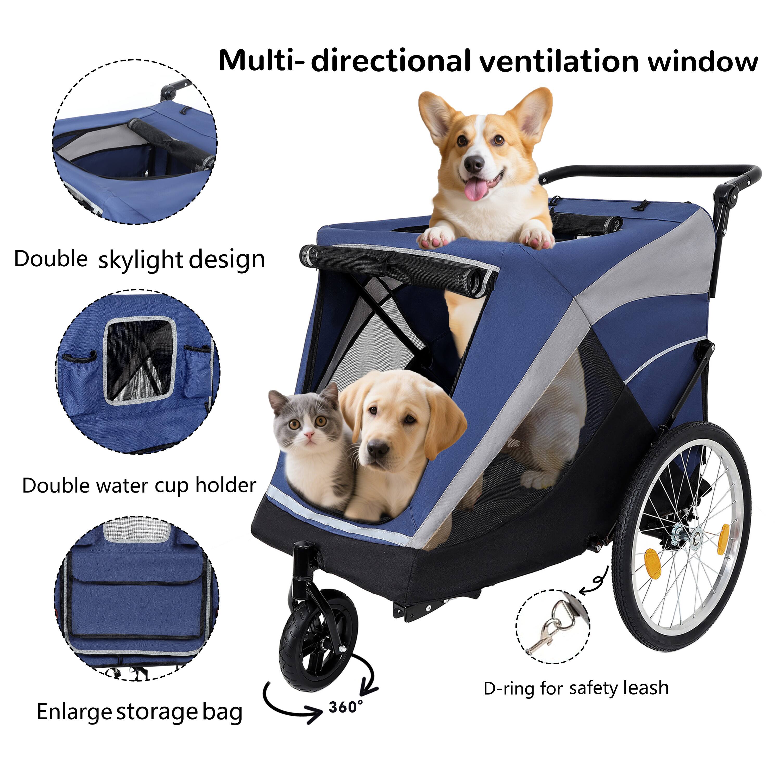 - Multi-directional ventilation window
- Double skylight design
- Double water cup holder
- Enlarge storage bag
- 360°
- D-ring for safety leash