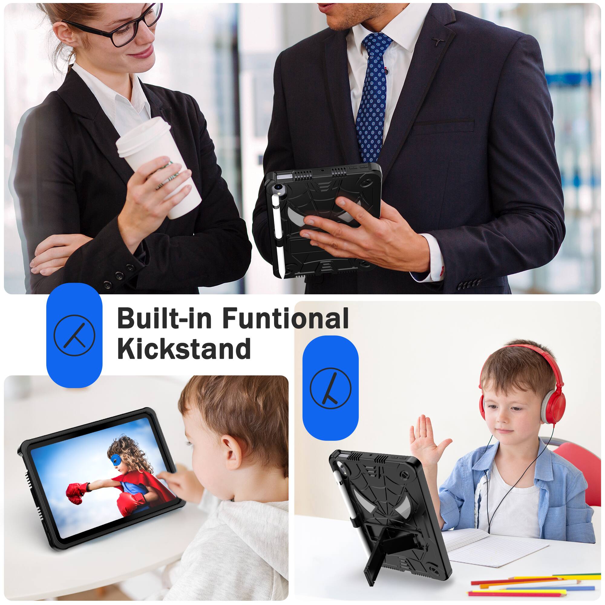 Built-in Functional Kickstand