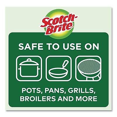 Scotch-Brite  
SAFE TO USE ON  
POTS, PANS, GRILLS, BROILERS AND MORE