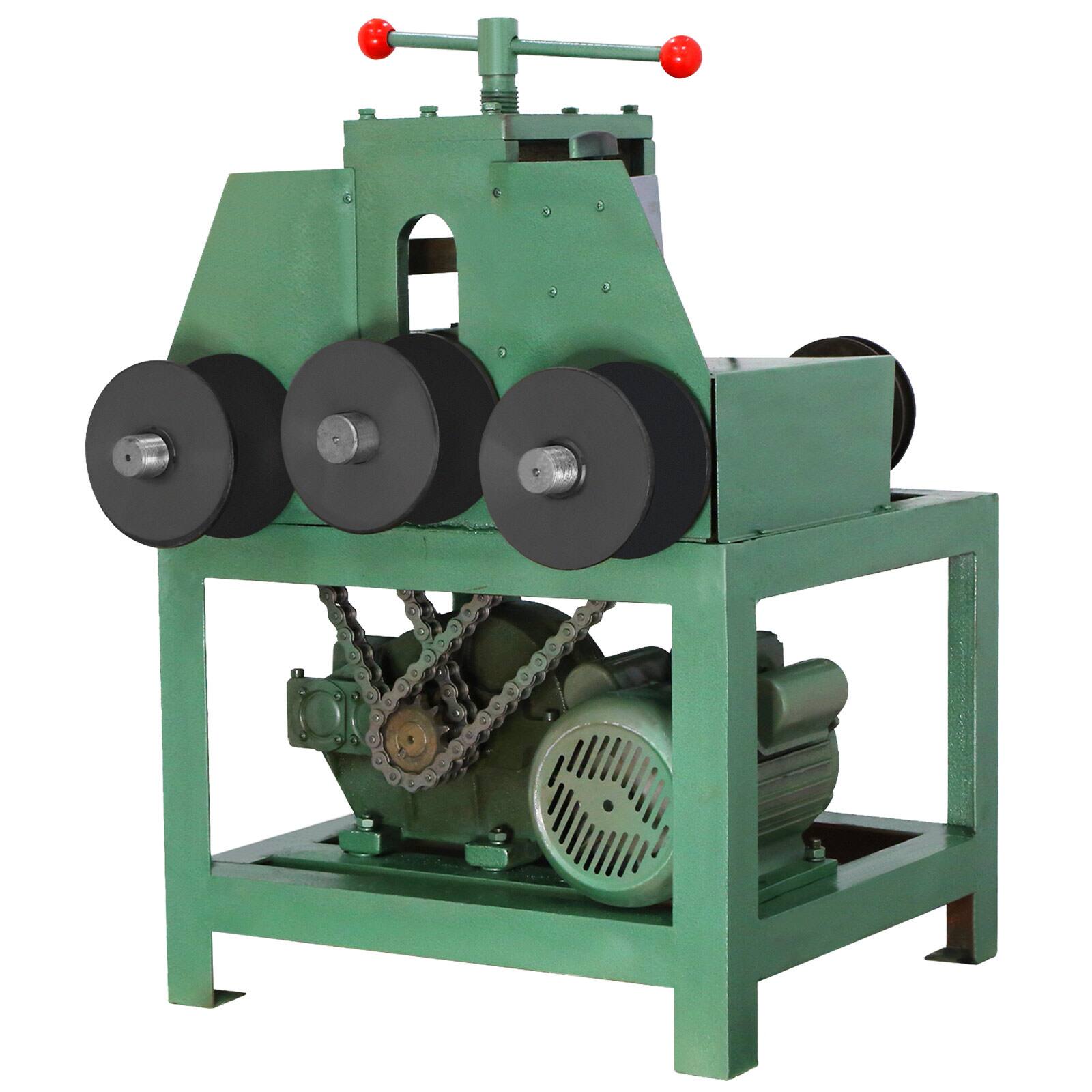 Alt View 5. VEVOR - Electric Pipe Tube Bender, 1500W Electric Tube Roller Bender Tool, Multi-function Pipe Bender Machine with 9 Round - Green.