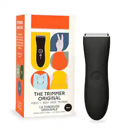 PRIMEPLUS - Body Hair Trimmer & Electric Shaver for Pubic, Chest, Legs, Bikini, Waterproof Rechargeable - Black
