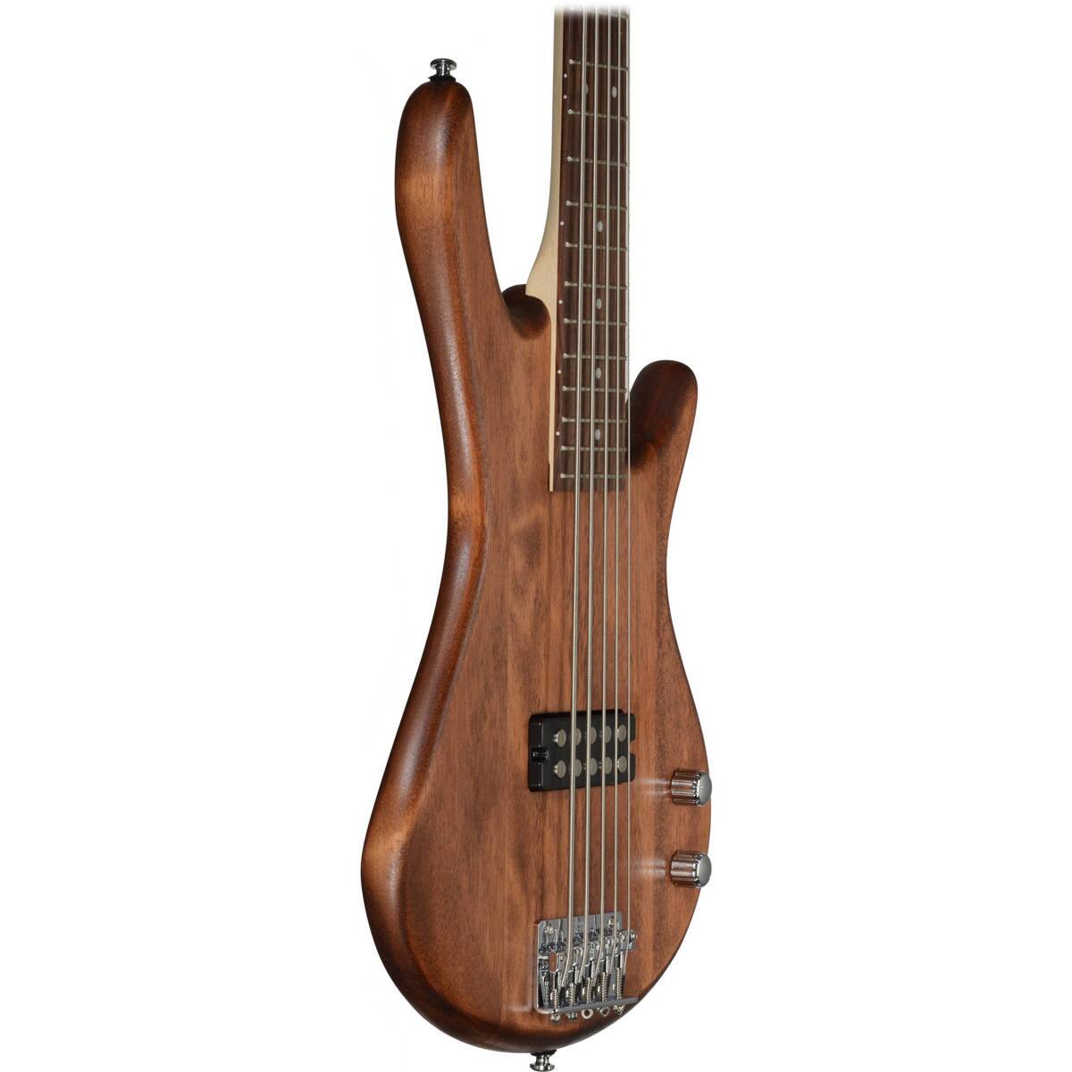 Alt View 1. Ibanez - Ibanez Gio SR GSR105EX 5-String Electric Bass Guitar, Mahogany Oil.