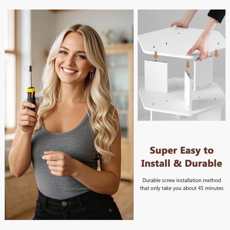 Super Easy to Install & Durable

Durable screw installation method that only take you about 45 minutes