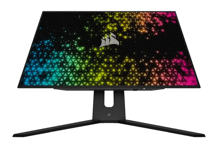 Alt View 21. CORSAIR - XENEON 27" OLED QHD FreeSync Premium and G-SYNC Compatible Gaming Monitor with HDR (HDMI, USB, DisplayPort) - Black.