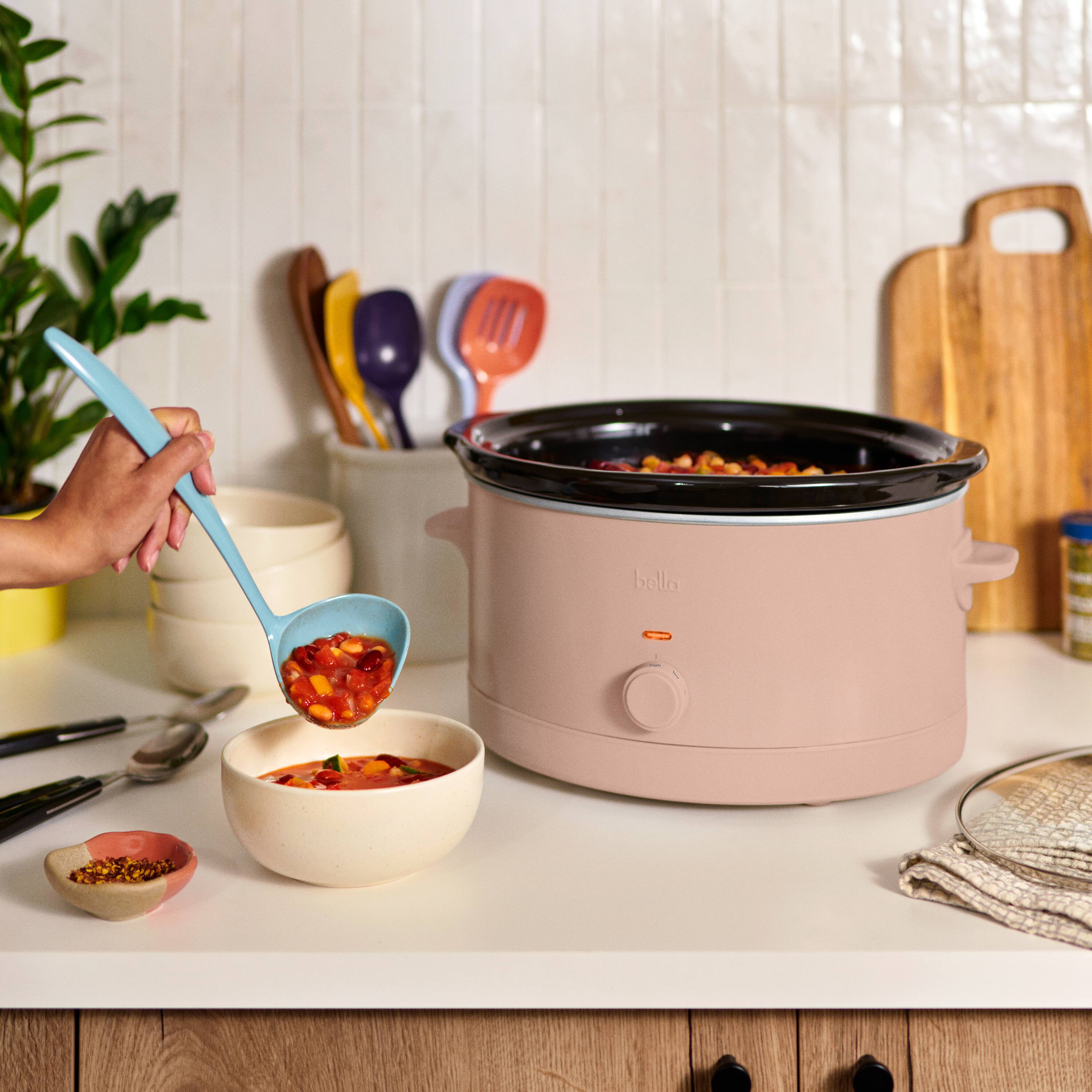 Alt View 6. Bella - 6-qt. Manual Slow Cooker - Blossom.