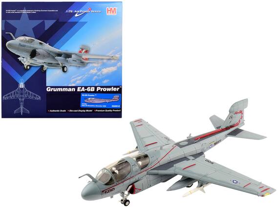1A88 Patar
- aneman
- Grumman Corporation
- LIAES
1:72 AIR POWER SERIES
HM CIRNO 500
Grumman EA-6B Prowler
EA-48 Prowler
N VAD-F2
HASO12
Authentic Scale Die-cast Display Model
Premium Quality Product
500
10
51350
NAVY OB5
500
EA-6B Prowler™
is a registered trademark of Northrop Grumman Corporation and used under license by Hasegawa.
1:72 AIR POWER SERIES
HM
Grumman EA-6B Prowler™
Authentic Scale
Die-cast Display Model
Premium Quality Product
VAG-12 Scorpion
November 2006
HA5012