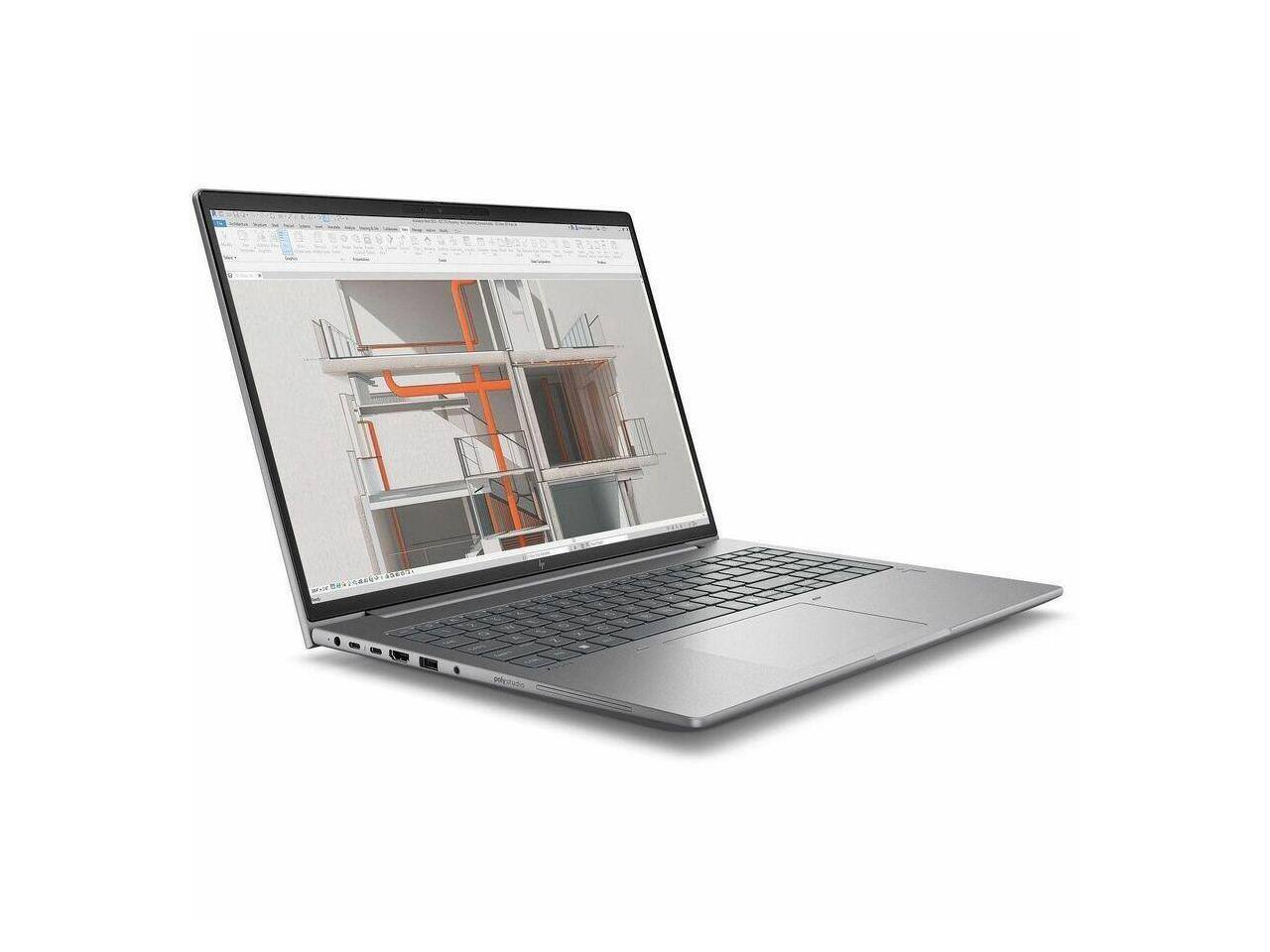 Alt View 2. HP - HP ZBook X G1i 16" - Intel Core Ultra 7 265HX - 32 GB - 1 TB SSD - RTX Pro 1000 8 GB - Windows 11 Pro - C3BE2UT#ABA - Silver.