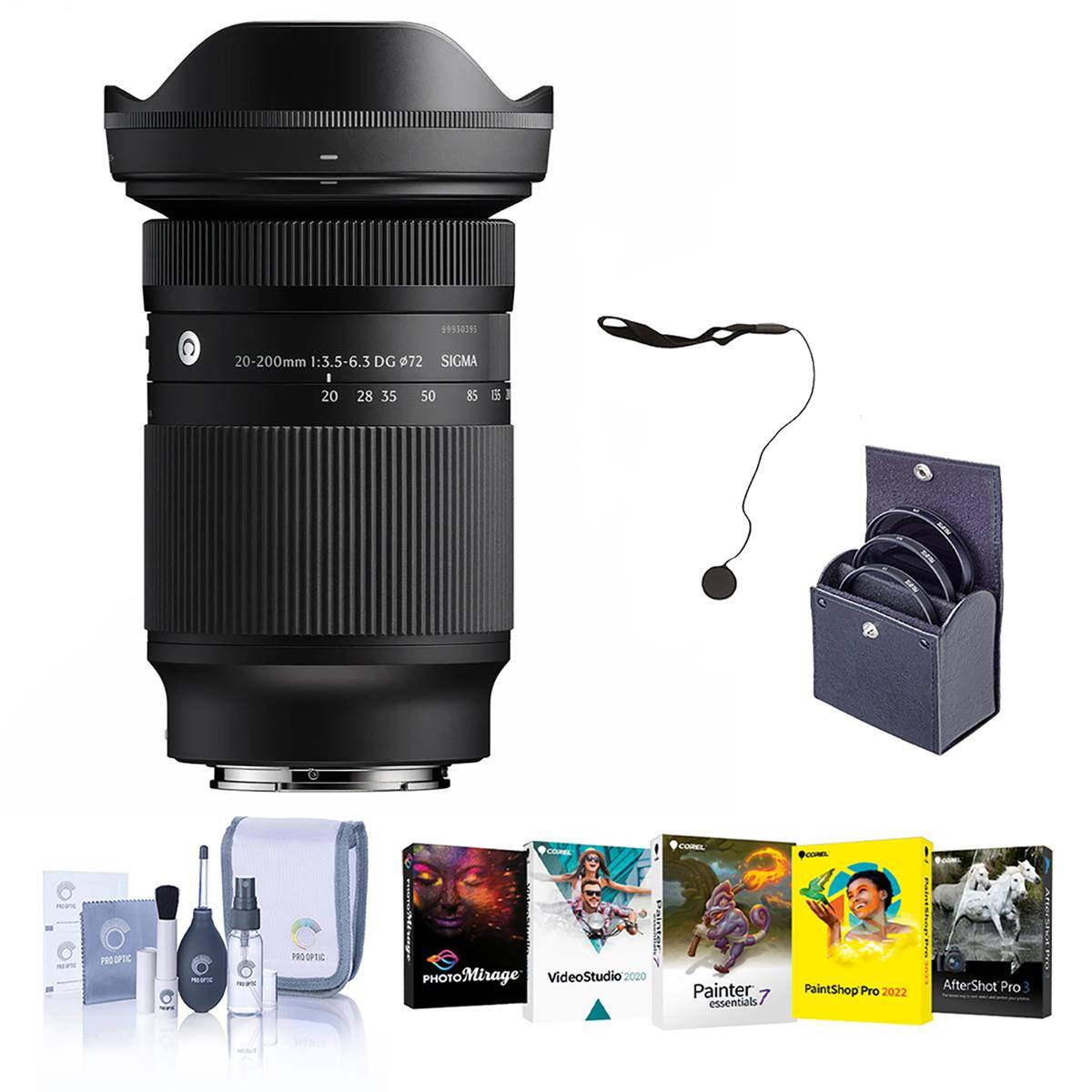 99930395  
20-200mm 1:3.5-6.3 DG 72 SIGMA  
20 28 35 50 85 15  
MADE  
PROOFIC  
YAN  
Noparic  
PROOPINC  
COREL COLORIES Painter, PHOTOMirage VideoStudio:2020 Painter essentials  
PaintShop Pro 2022  
AfterShot Pro