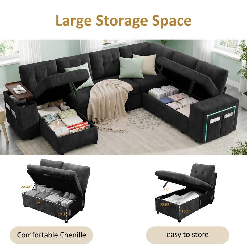 Large Storage Space

Comfortable Chenille

Easy to Store

22.83" x 44" x 19.3"