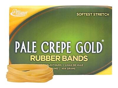 Alliance
SOFTTEST STRETCH
PALE CREPE GOLD
RUBBER BANDS
ÉLASTIQUES | LIGAS DE HULE
ROUND | 454 GRAMS