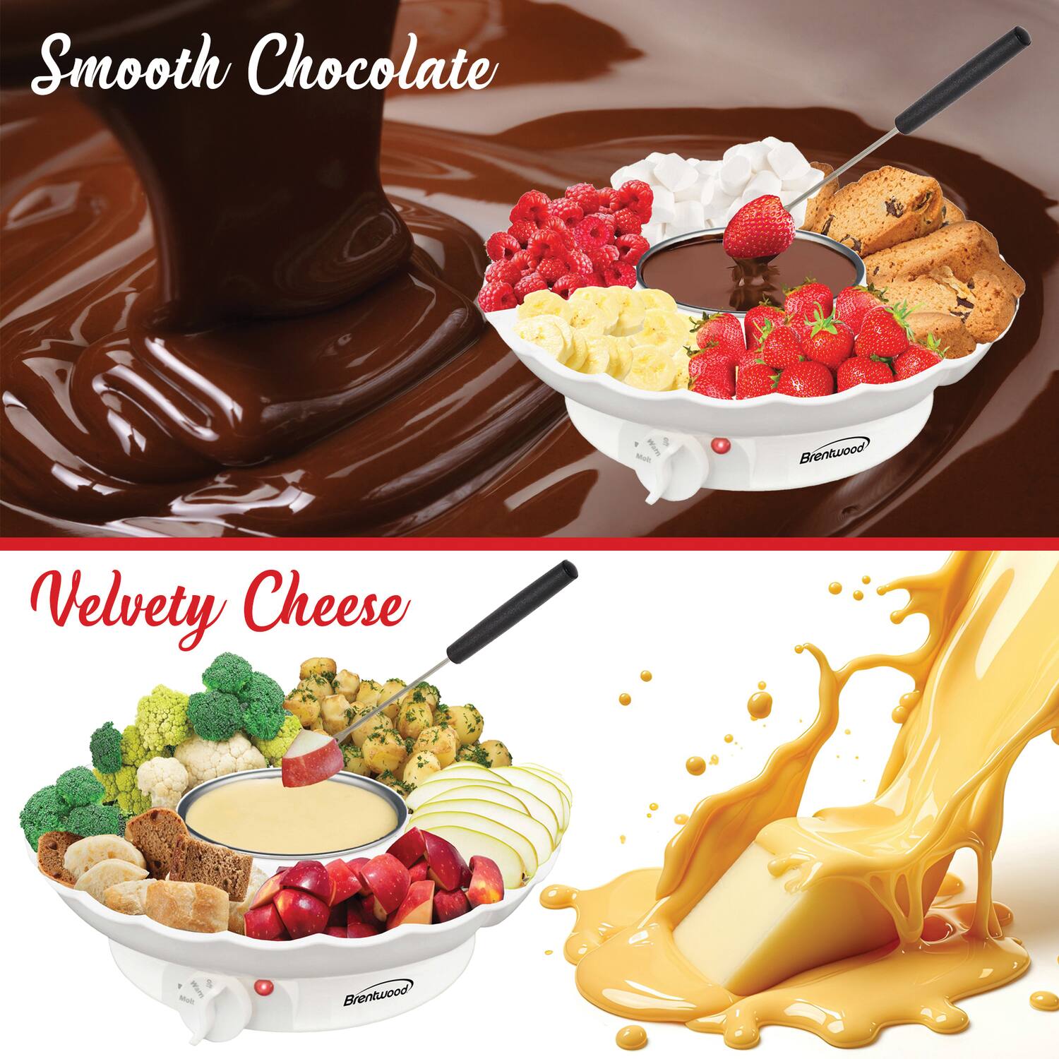 Smooth Chocolate  
Brentwood  

Velvety Cheese  
Brentwood