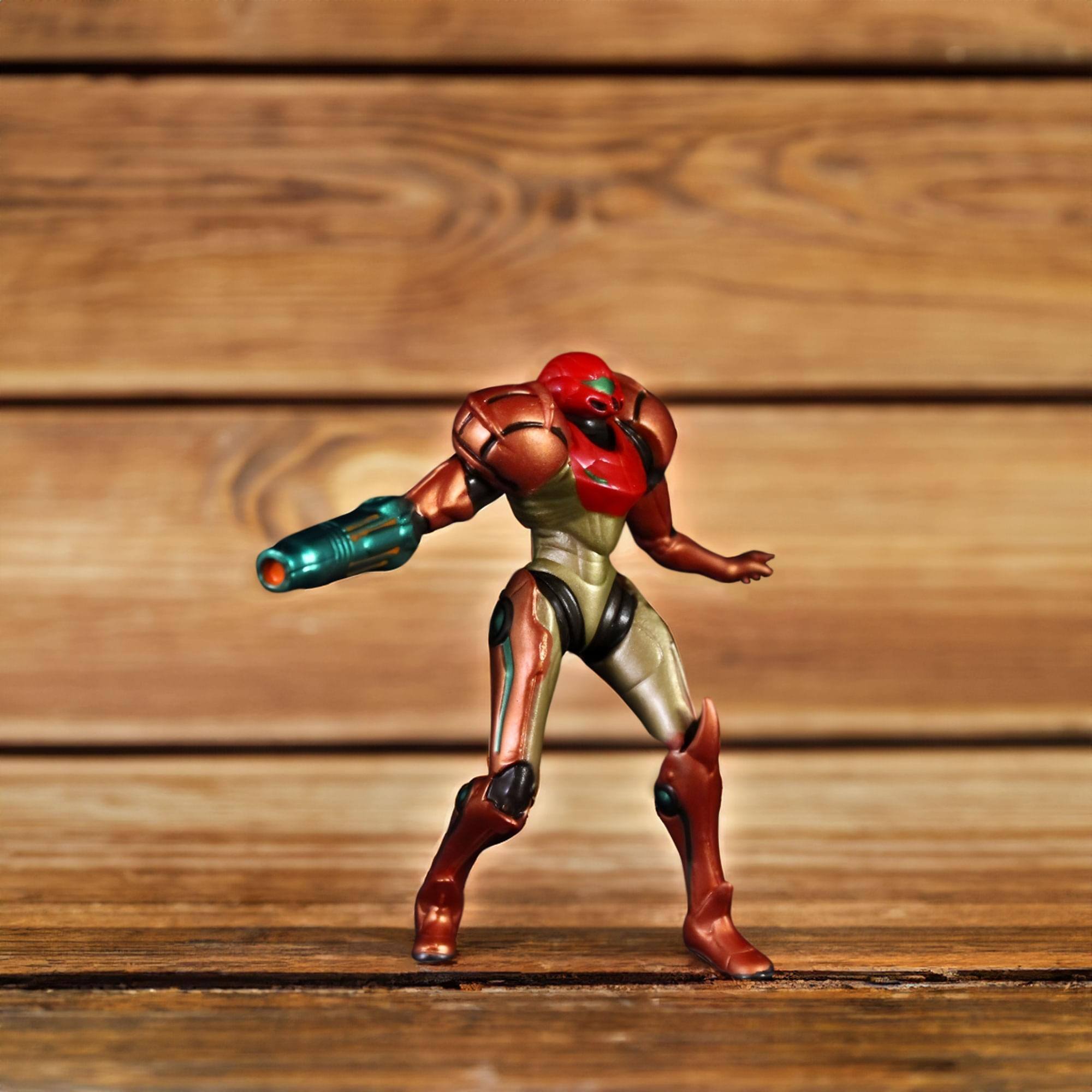 Alt View 2. Jakks Pacific - World of Nintendo 2.5" Mini Figure: Metroid Samus.