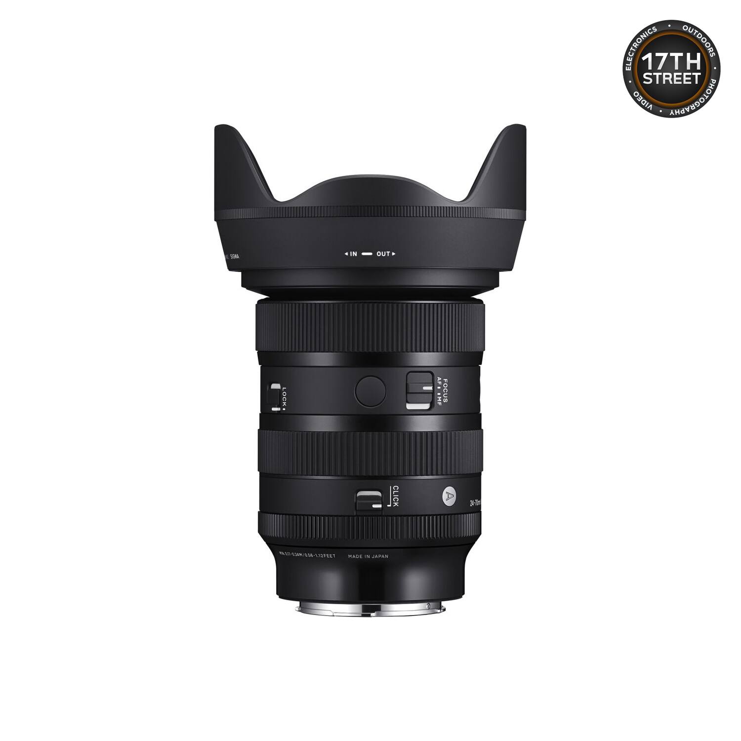 ELECTRONICS OUTDOORS 17TH STREET AIDEO PHOTOGRAPHY - IN OUT - FOCUS CLICK SM-URE7 PAP RE - JAPAN