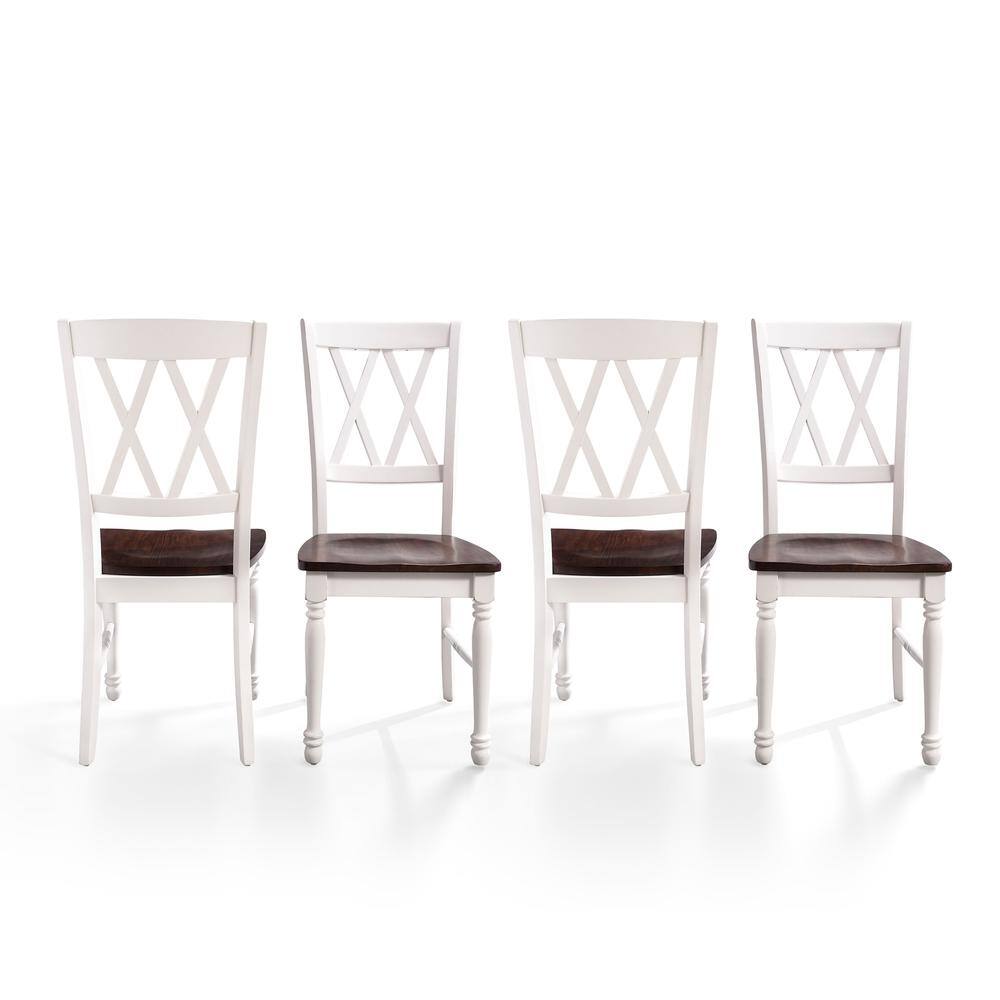 Alt View 1. Crosley Furniture - Shelby 4-Piece Dining Chair Set - White.