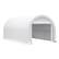 Front. Outsunny - 10' x 16' Carport, Heavy Duty Portable Garage Storage Tent with Large Zippered Door, Anti-UV PE Canopy Cover - White.