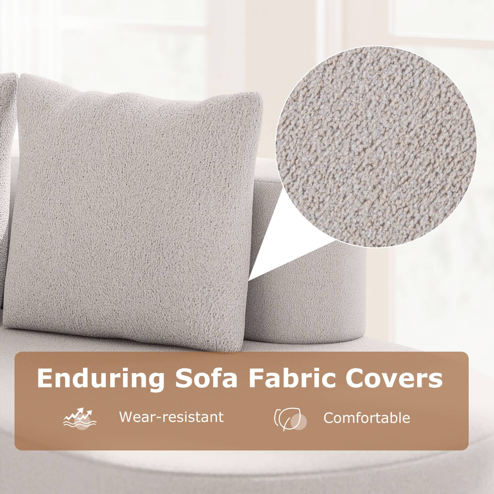 Enduring Sofa Fabric Covers  
Wear-resistant  
Comfortable