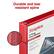 Durable and tear resistant spine
Staples 3-Ring Binder
View Binder
Standard Duty
The perfect binder for your everyday needs
2 tabs for easy open
D-Rings keep pages flat and close
D-Rings fit more and last longer