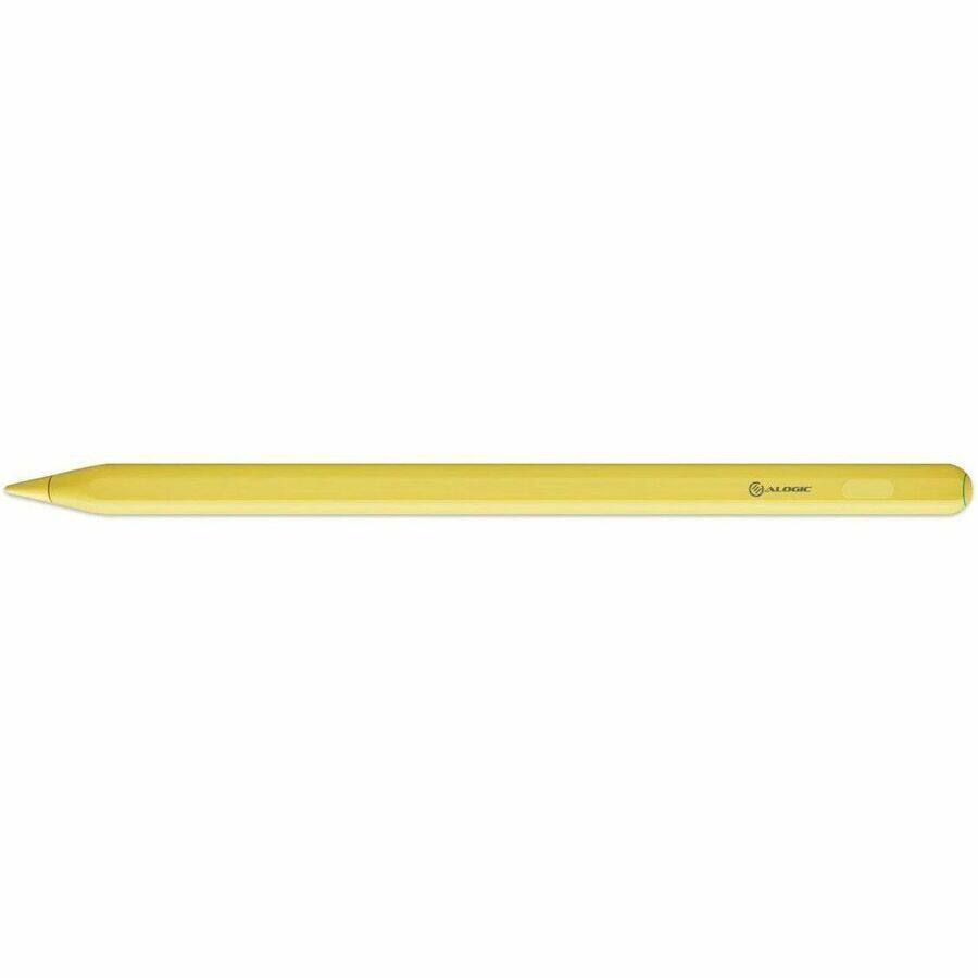 Alt View 2. Alogic - Alogic iPad Stylus Pen with Wireless Charging Yellow - Yellow stylus with an ergonomic design, delivering accuracy and - Yellow.