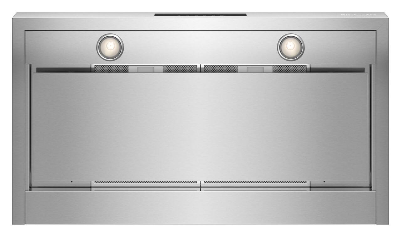 Alt View 1. KitchenAid - 36" Vented or Convertible to Recirculating Wall- Mount Hood - Stainless Steel.