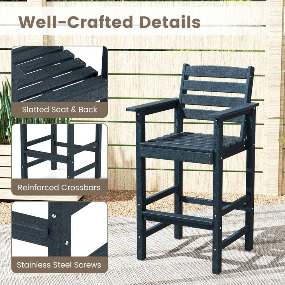 Well-Crafted Details

- Slatted Seat & Back
- Reinforced Crossbars
- Stainless Steel Screws