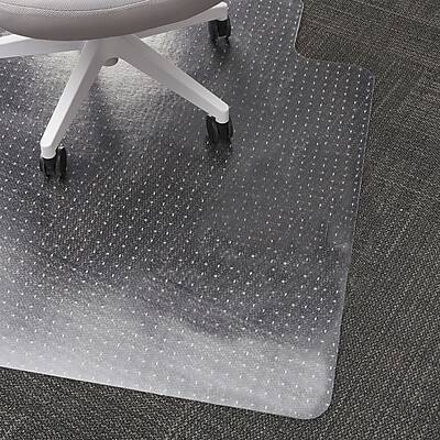 Alt View 1. Staples - Carpet Chair Mat with Lip, 36" x 48'', Flat-Pile - Clear.