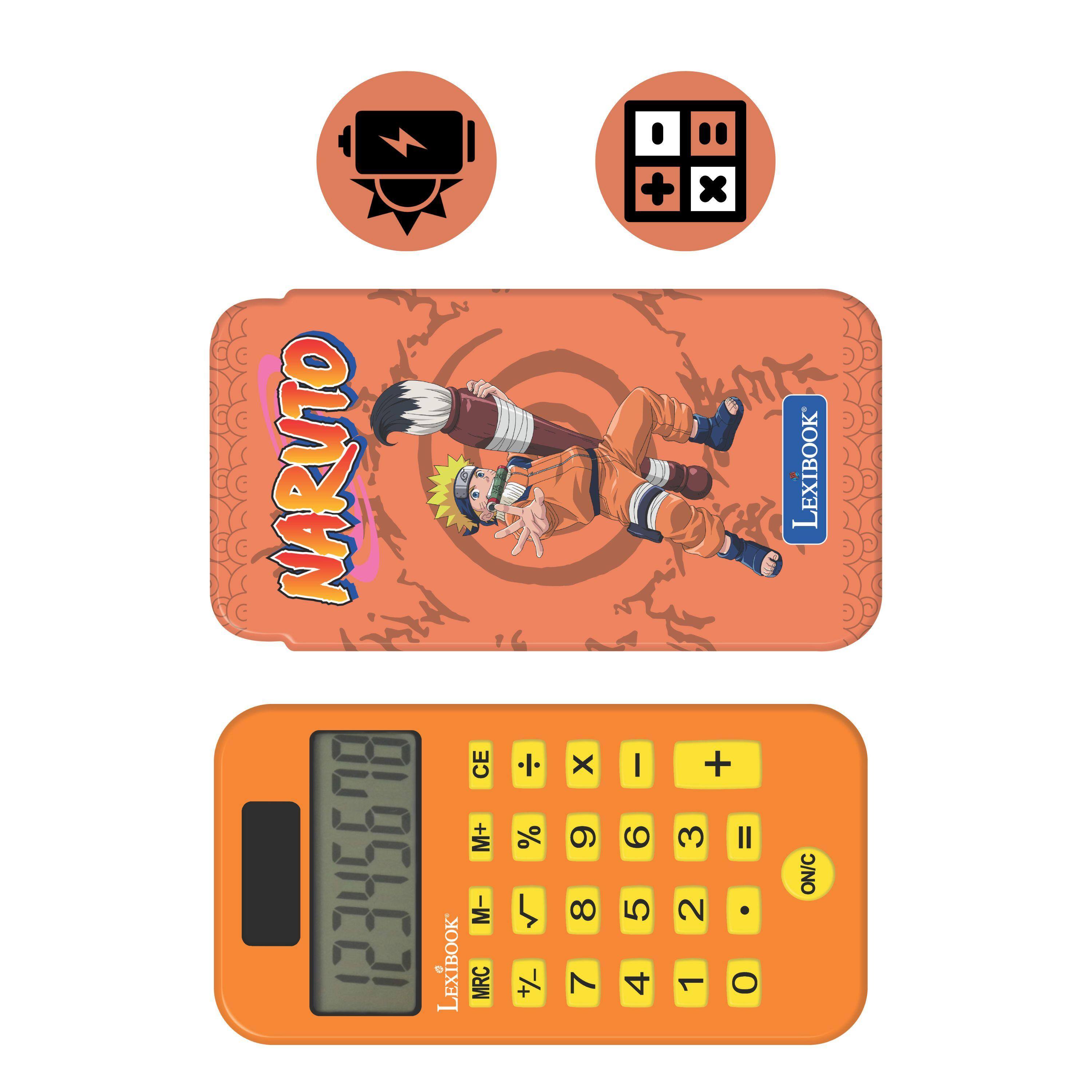 NARUTO  
LEXIBOOK  
CE M+ % 123456789 LEXIBOOK MRC M- 7+ L X 6 8 7 I " + x I + 6 3 II 5 2 . 4 1 O LEXIBOOK ON/C