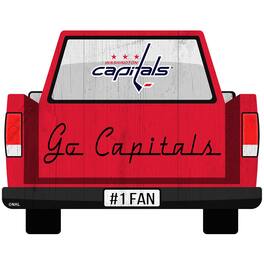Fan Creations - Washington Capitals 12'' x 12'' Truck Back D-cor - Multicolor