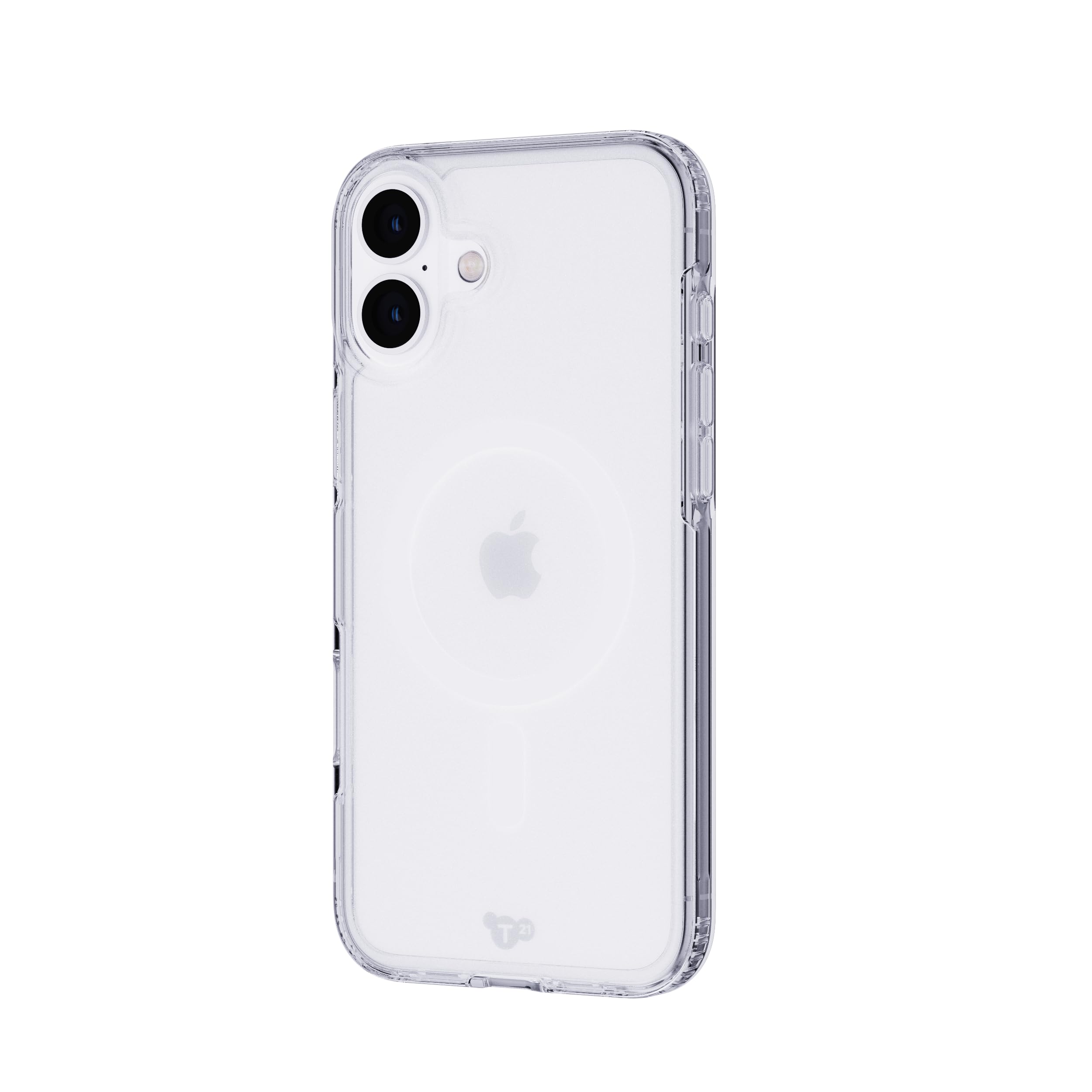Front. Tech21 - Tech21 EvoClear MagSafe Case for iPhone 16 Plus - Clear - Clear.