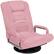 Front. Best Choice Products - Best Choice Products 360-Degree Swivel Gaming Floor Chair w/ Armrest Handles, Foldable Adjustable Backrest - Pink - Pink.
