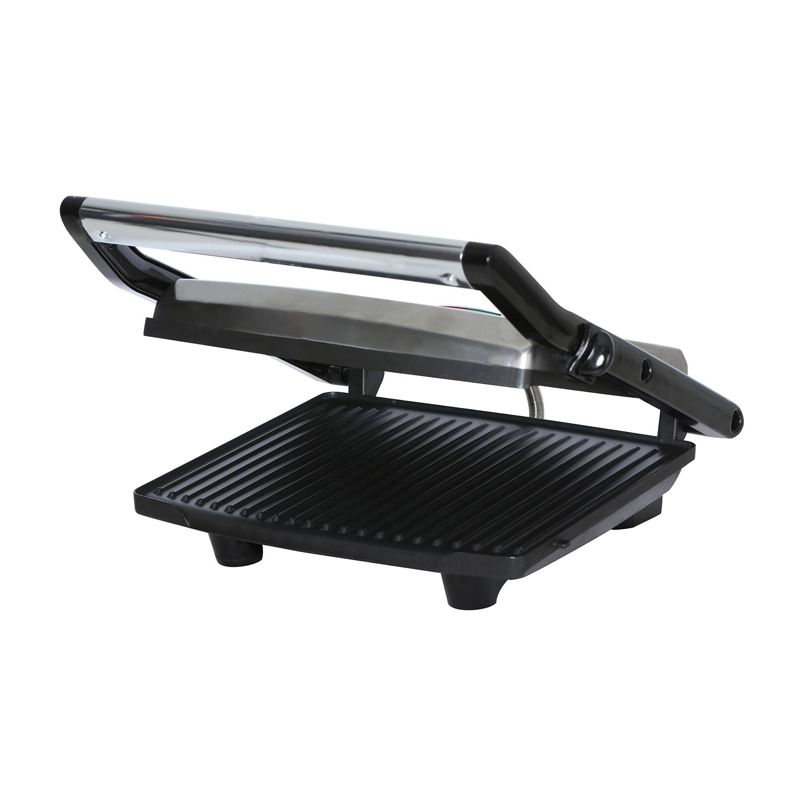 Alt View 8. Brentwood - Brentwood Select TS-651 Compact Non-Stick Panini Press & Sandwich Maker, Stainless Steel - Silver.