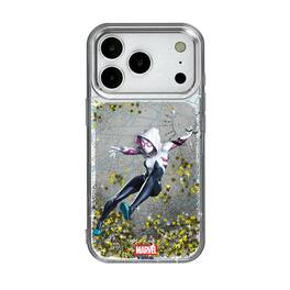 Keyscaper - Marvel MechLine Glitter Phone Case - Apple iPhone 17 Pro Max - Spider-Gwen