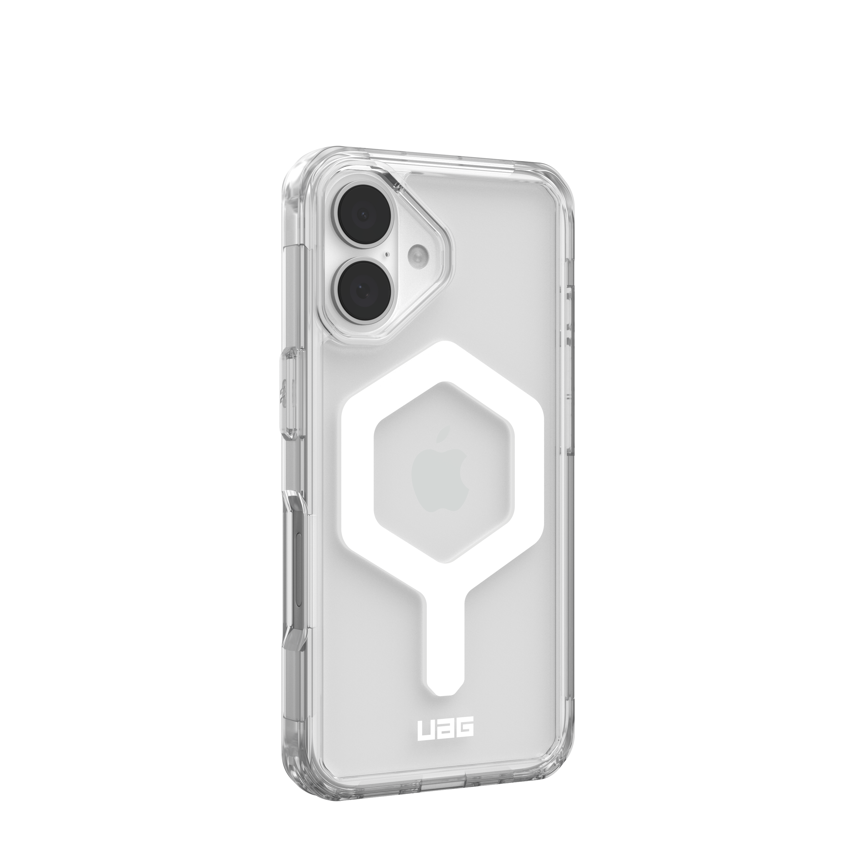 Alt View 1. UAG - Plyo Series Case with Magsafe for Apple iPhone 16 - Ice/White.