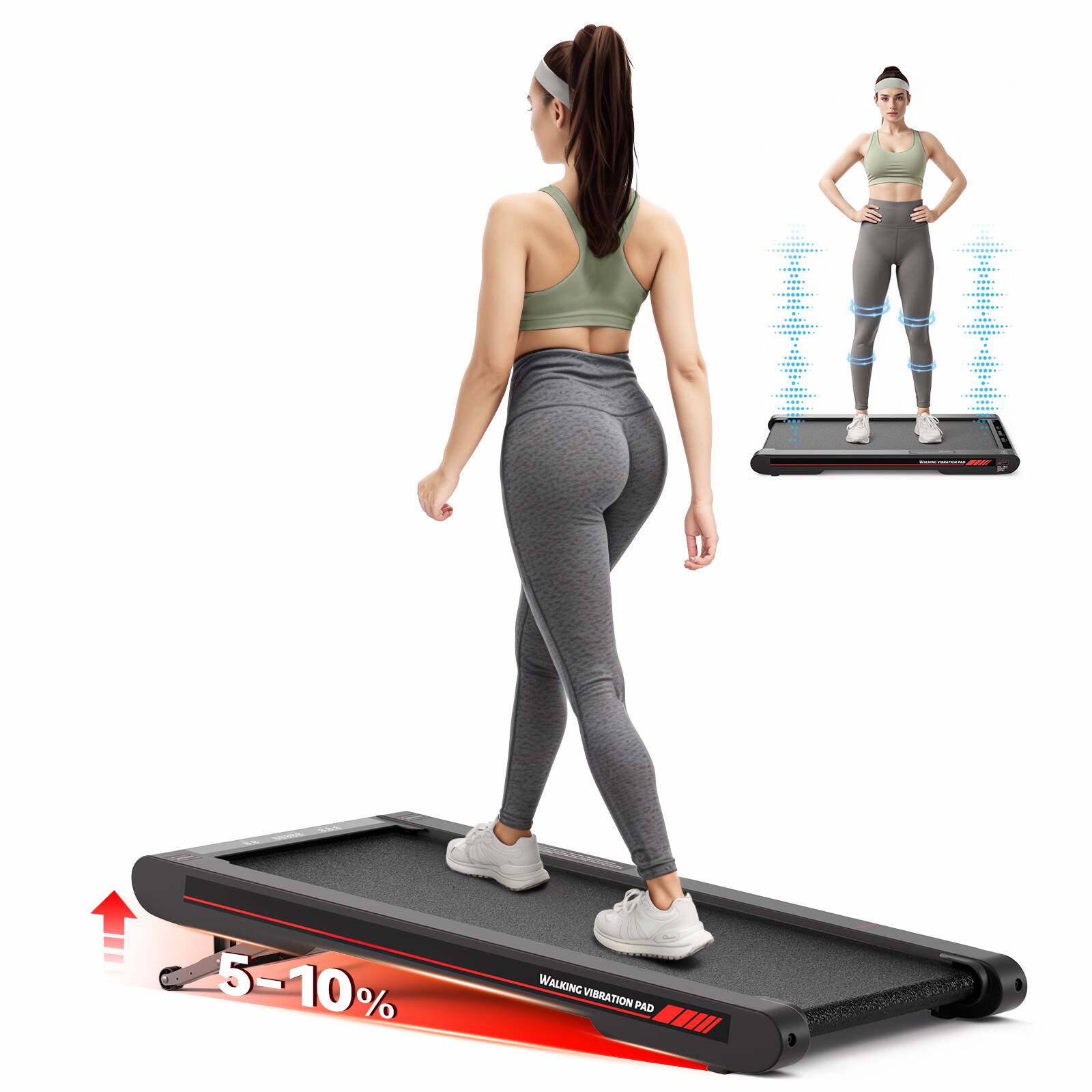 - 5-10% WALKING VIBRATION PAD