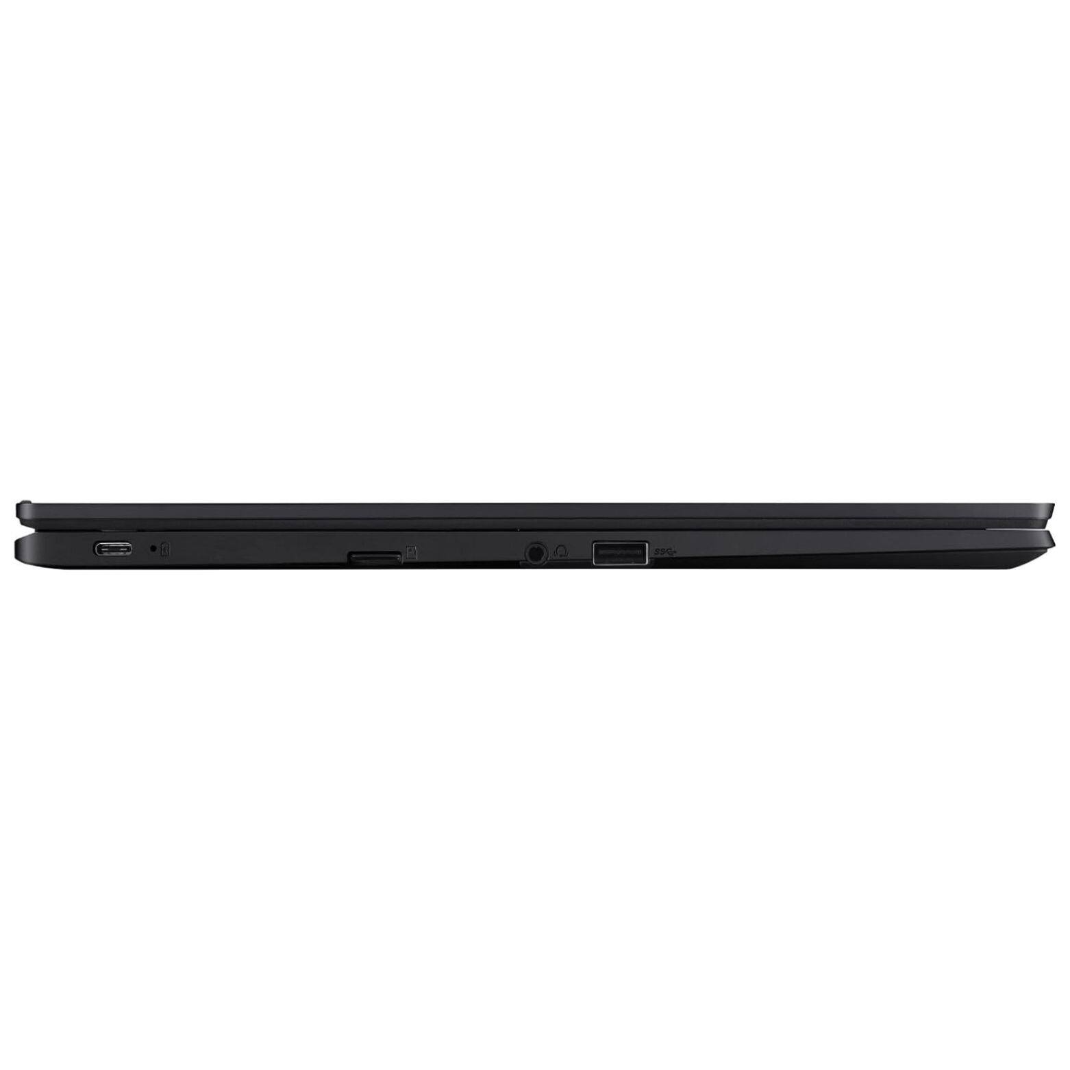 Alt View 4. ASUS - Chromebook 15.6" FHD Intel Celeron N4500 1.1 GHz up to 2.8 GHz 4GB RAM 128GB eMMC ChromeOS - Mineral Grey.
