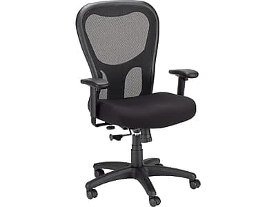 Front. Tempur-Pedic - Tempur-Pedic Ergonomic Mesh Swivel Task Chair, Black (TP9000) - Black.