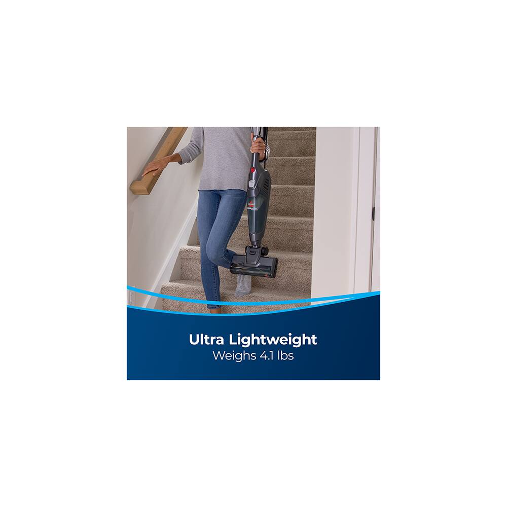 Ultra Lightweight  
Weighs 4.1 lbs